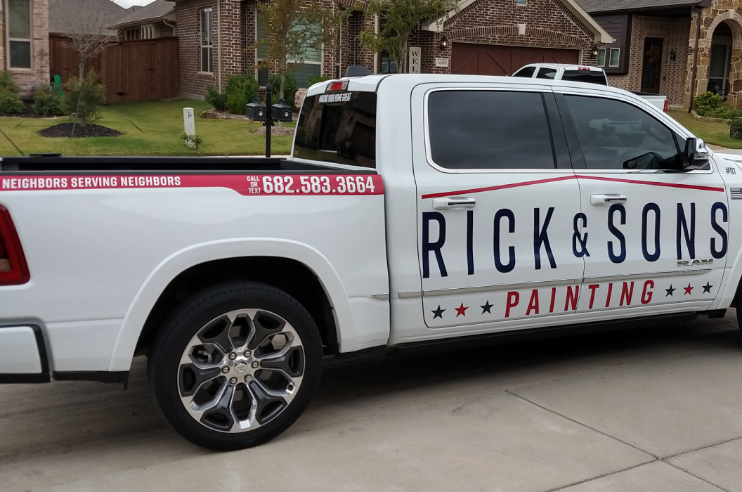 Sgt Vinyl Client Work - Rick & Sons Painting